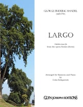 Handel: Largo (from Xerxes) for bassoon and piano  P.O.D cover